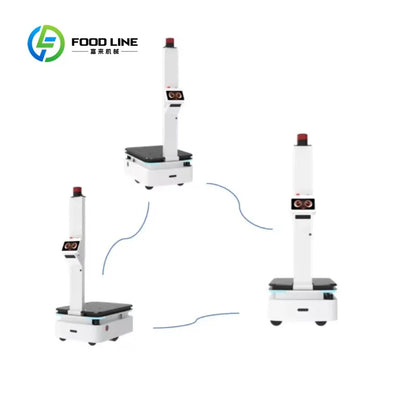 Customized 300kg Material Handling Manufacturing Plant Transporting Factory Delivery Robot With SLAM 2.0 Navigation Technology