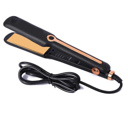 2-In-1 Ceramic Plate Hair Straightener And Curling Iron Negative Ion Technology With Wide Temperature Adjustment