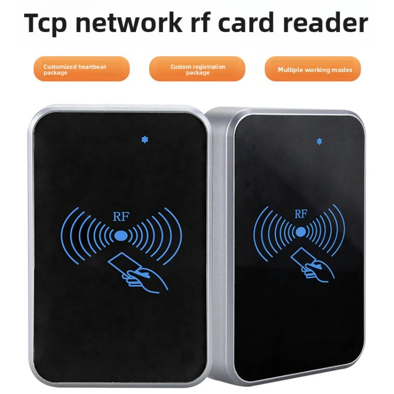 NEW Products TCP IP Network Card Reader 13.56Mhz Ethernet LAN MF1 Port RFID RJ45 Device Support HTTP NFC Internet Reading Head
