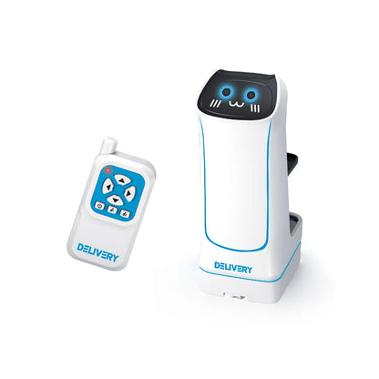 2.4GHz Remote Control Food Delivery Robot Toy, Remote Control Toy Robot With Light And Music, Children's Birthday Gift
