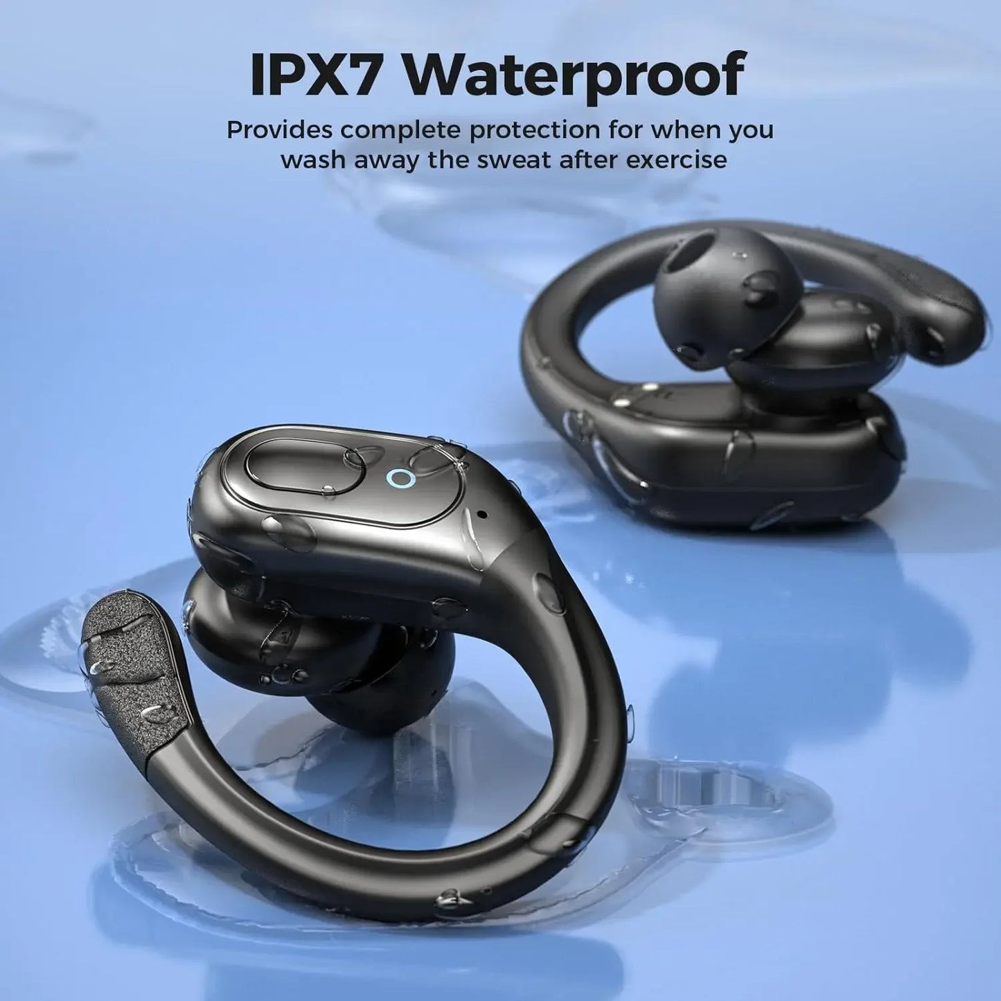 Bluetooth Earbuds Wireless Earphones Sport EarHook Headset 9D Hifi Stereo Sound Waterproof Headphones In Ear With Mic for Phones