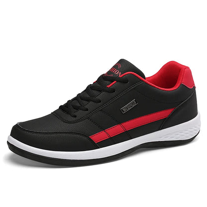 Men’s Leather Walking Shoes | Breathable Lightweight Lace-Up | Daily Wear, Travel & Outdoor Comfort