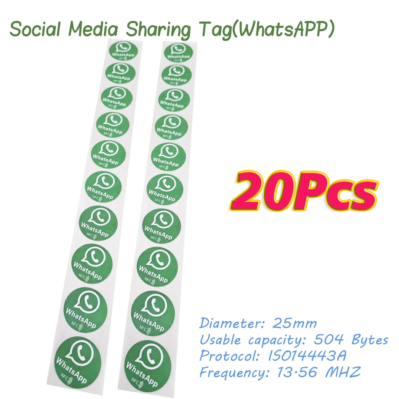 5/10 Social Media Sharing Card Reusable Review Tap Card NFC Tap Cards Boost Your Business WhatsApp Reviews Tap NFC Sticker Tag