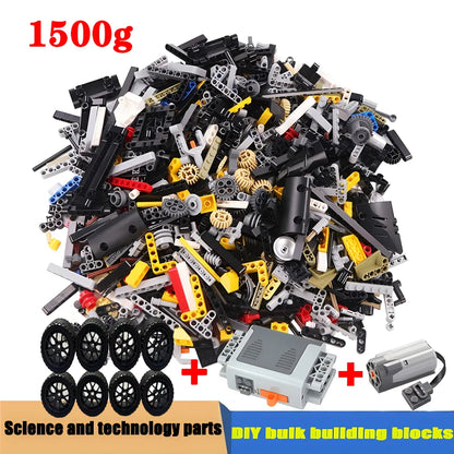 Basic Parts and High-Tech Mixed Packaging Pieces Building Blocks Bulk Model DIY Creative Bricks Assembly Kids Educational Toys