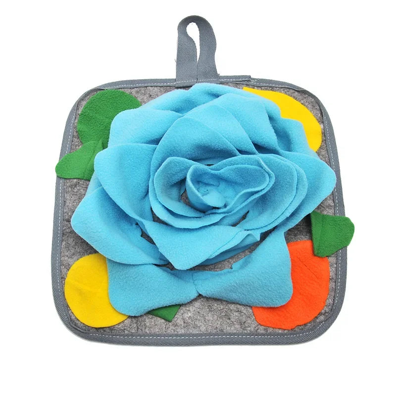 Pet Snuffle Mat For Dogs Rabbit Pet Feeding Foraging Trainingpad Bunny Blanket Toys Puzzle Dogs Toy Dispenser Rabbits