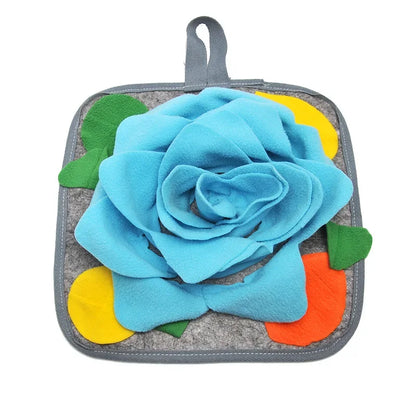 Pet Snuffle Mat For Dogs Rabbit Pet Feeding Foraging Trainingpad Bunny Blanket Toys Puzzle Dogs Toy Dispenser Rabbits