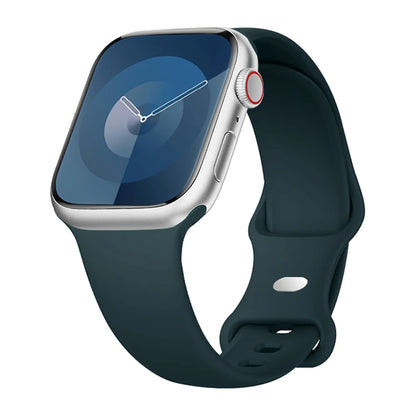 Silicone Strap For Apple Watch Bands 40mm 44mm 46mm 45mm 41mm 49mm 42 Correa Bracelet iWatch series ultra3 2 7 8 9 se 10 11 band