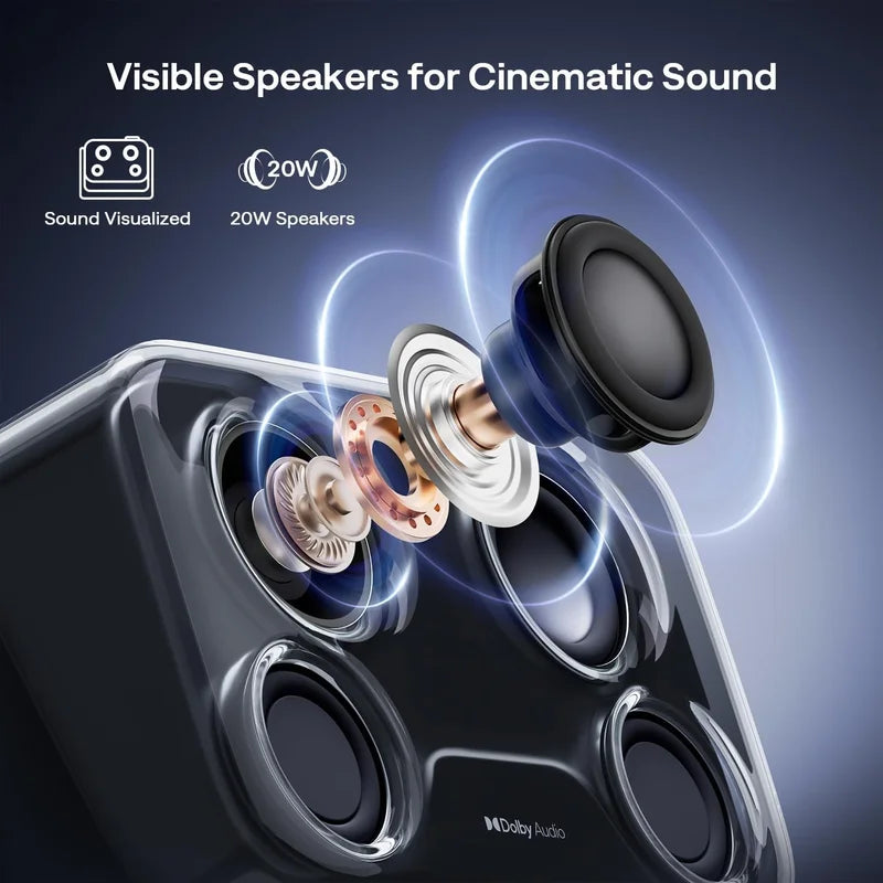 Google TV Movie Projector Netflix 4K Dolby Bluetooth 5G WiFi