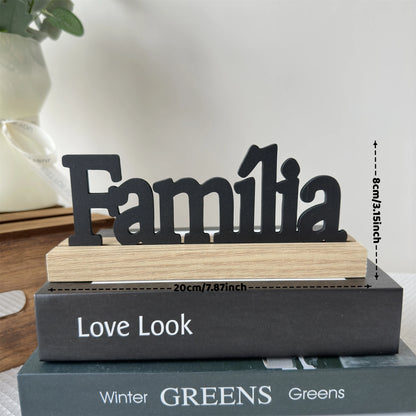 Inspirational Portuguese Wooden Table Sign - Motivational Home & Office Decor, Versatile Centerpiece For Any Room Motivational