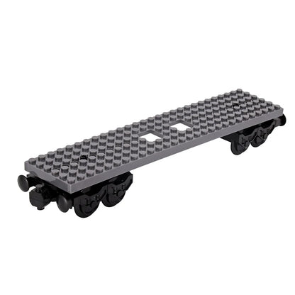 2025 New MOC City Creative Idea 6 * 28 dark grey train base Building Block Bricks Kids DIY High-tech Creative Toy