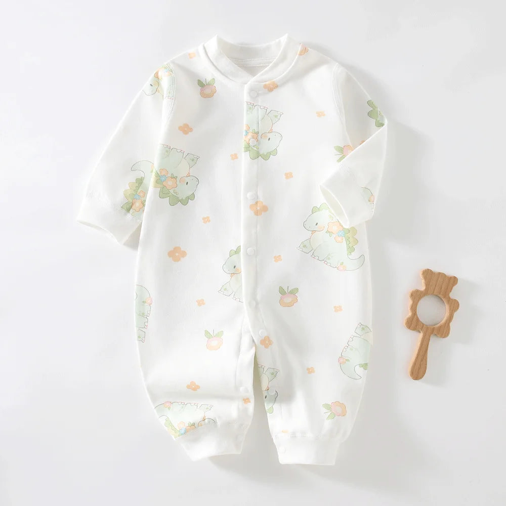 Autumn Baby Clothes Newbron Spring 100 Cotton Underwear Newborn Onesie