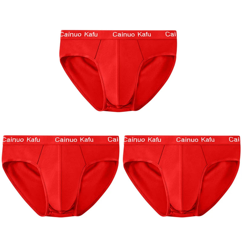 1/3Pcs Men's Briefs Men Bulge Pouch Plus Size Underwear Boy Comfortable Underpants Male Thin Breathable Triangle Sexy Panties