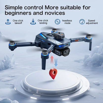 Lenovo GT8 Drone 8K Professional Dual Camera GPS FPV Brushless Motor Optical Flow Hovering Folding Quadcopter 4K RC Dron Toys