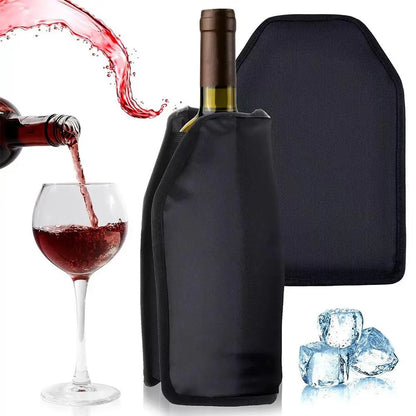 Wine Ice Bag Cooling Holder Jelly Picnic Beverage Nylon Wine Cooler Sleeve Soft Drink Rack Bar Tool For Beer Champagne Bucket