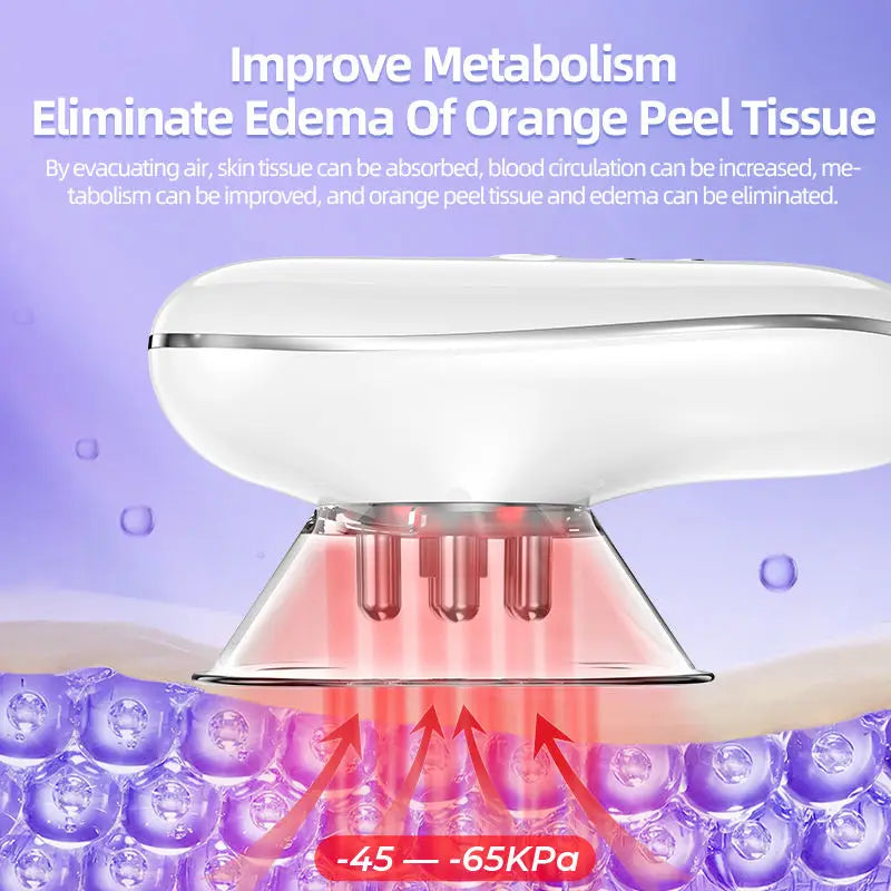 Electric Body Sculpting Massager Cellulite Removal Anti-Cellulite Tool Skin Tightening Device for Home Portable Fat Slimming