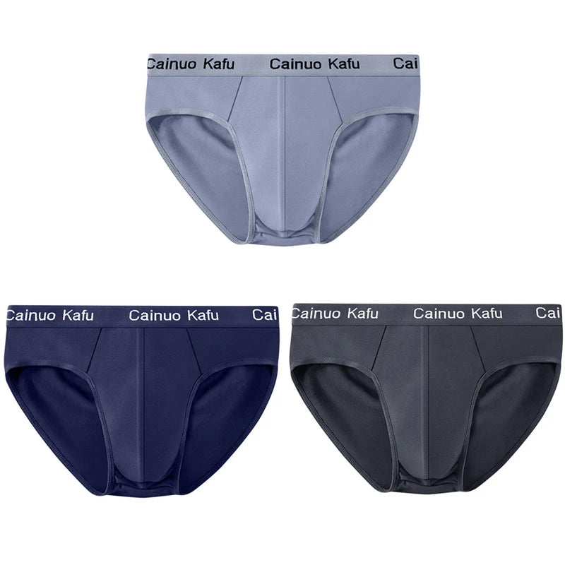 1/3Pcs Men's Briefs Men Bulge Pouch Plus Size Underwear Boy Comfortable Underpants Male Thin Breathable Triangle Sexy Panties
