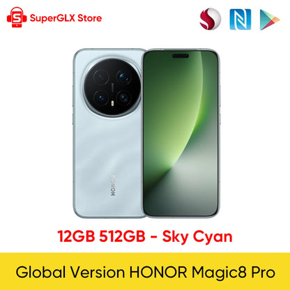 HONOR Magic8 Pro Global Version 5G Smartphone Magic 8 Pro Snapdragon 8 Elite Gen 5 6.71'' 120Hz OLED Display 100W Fast Charge