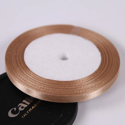 22 Meters/Roll 6mm Silk Satin Ribbons Christmas Halloween Birthday Party Gift Wrapping Ribbons DIY Handmade Crafts Material