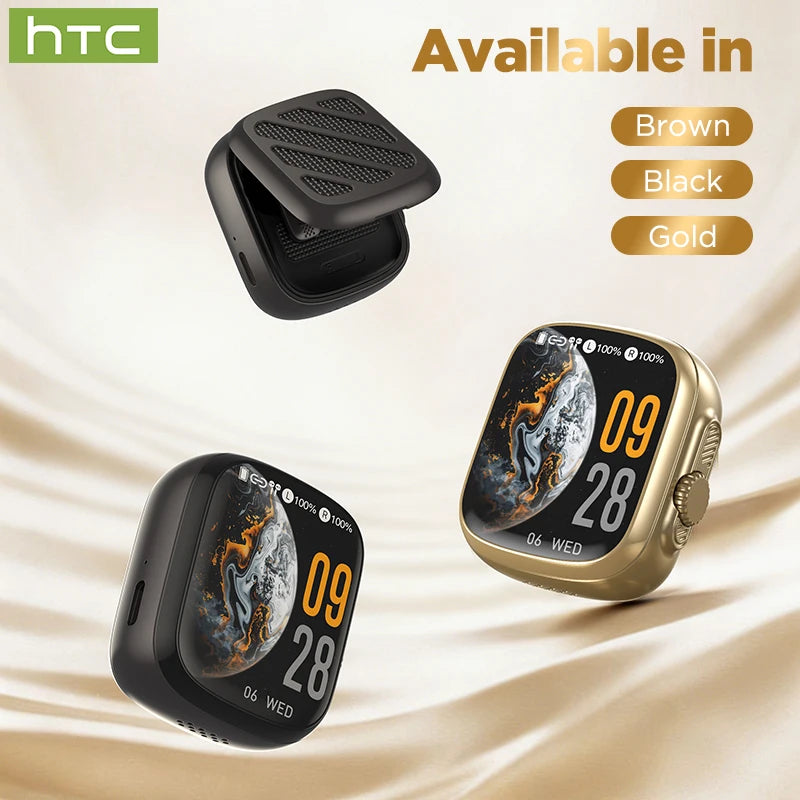 Bluetooth Earphones HTC NE72 AI Translation Auriculares Traductor Deidioma 2026, Sports Comfort Fit Earbuds with Surround Sound