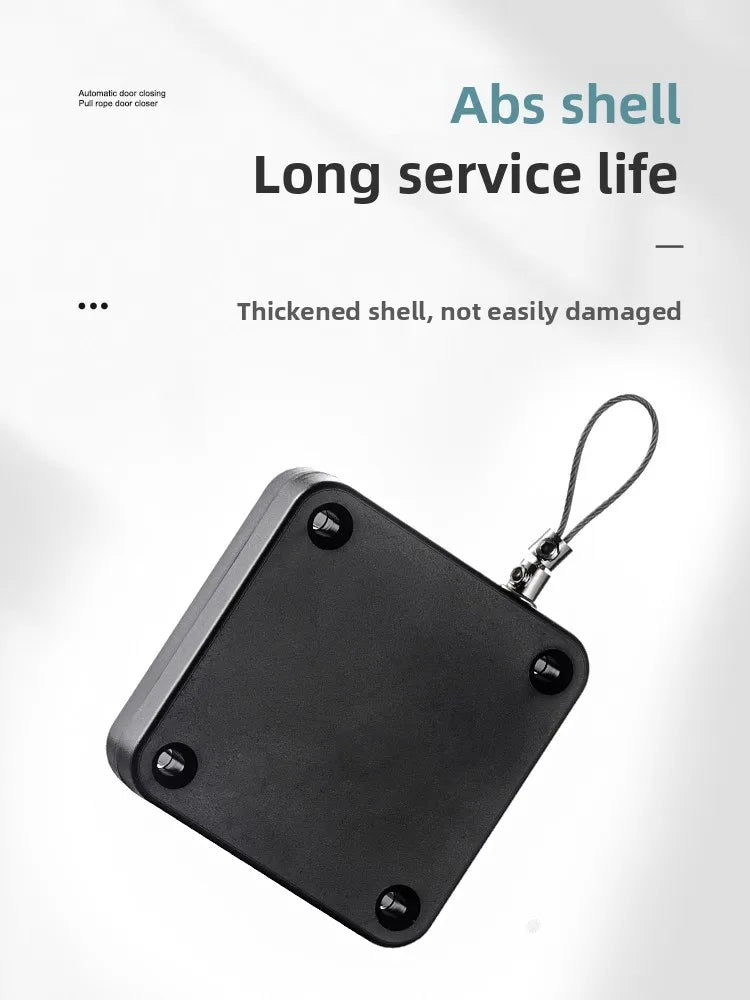 Door Closer Automatic Closing Sliding Latch No Punching Automatic Door Lock for Sliding Mesh Closer Closed for Refrigerator
