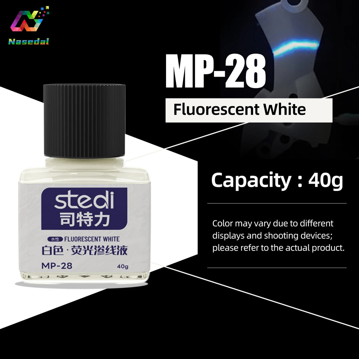 Stedi MP-20~29 Fluorescent Panel Liner Paint Water Based Penetrating Ink for Gundam Model Coloring Tools Hobby DIY Accessories