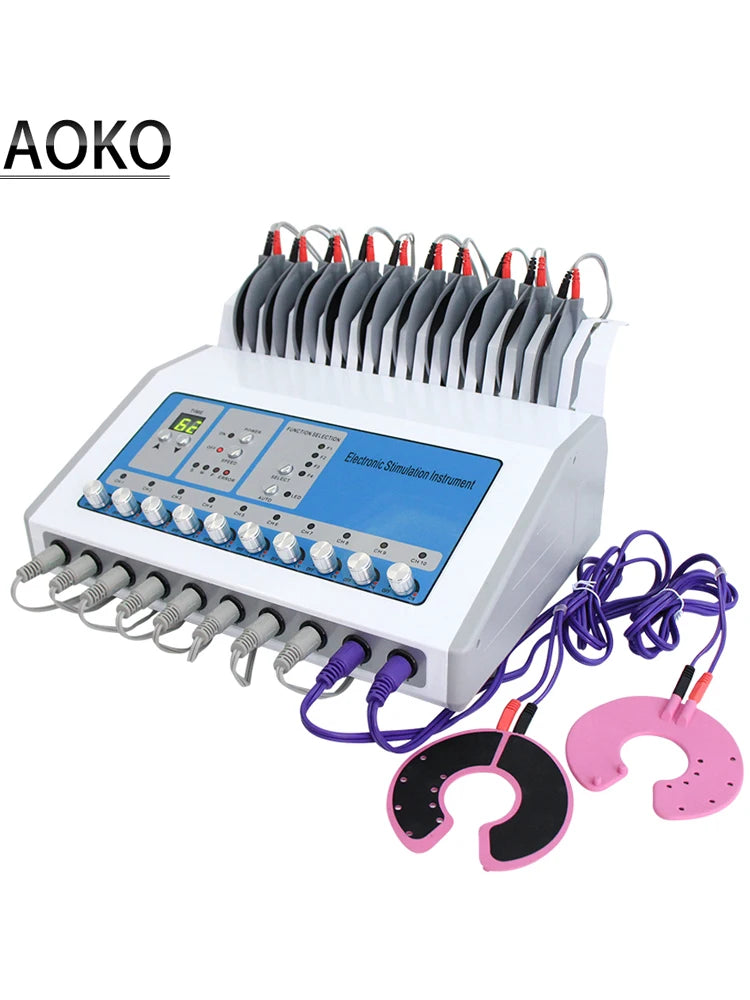 AOKO Weight Loss machine ems muscle stimulator Electrostimulation Machine Russian Waves ems Electric Muscle Stimulator massager