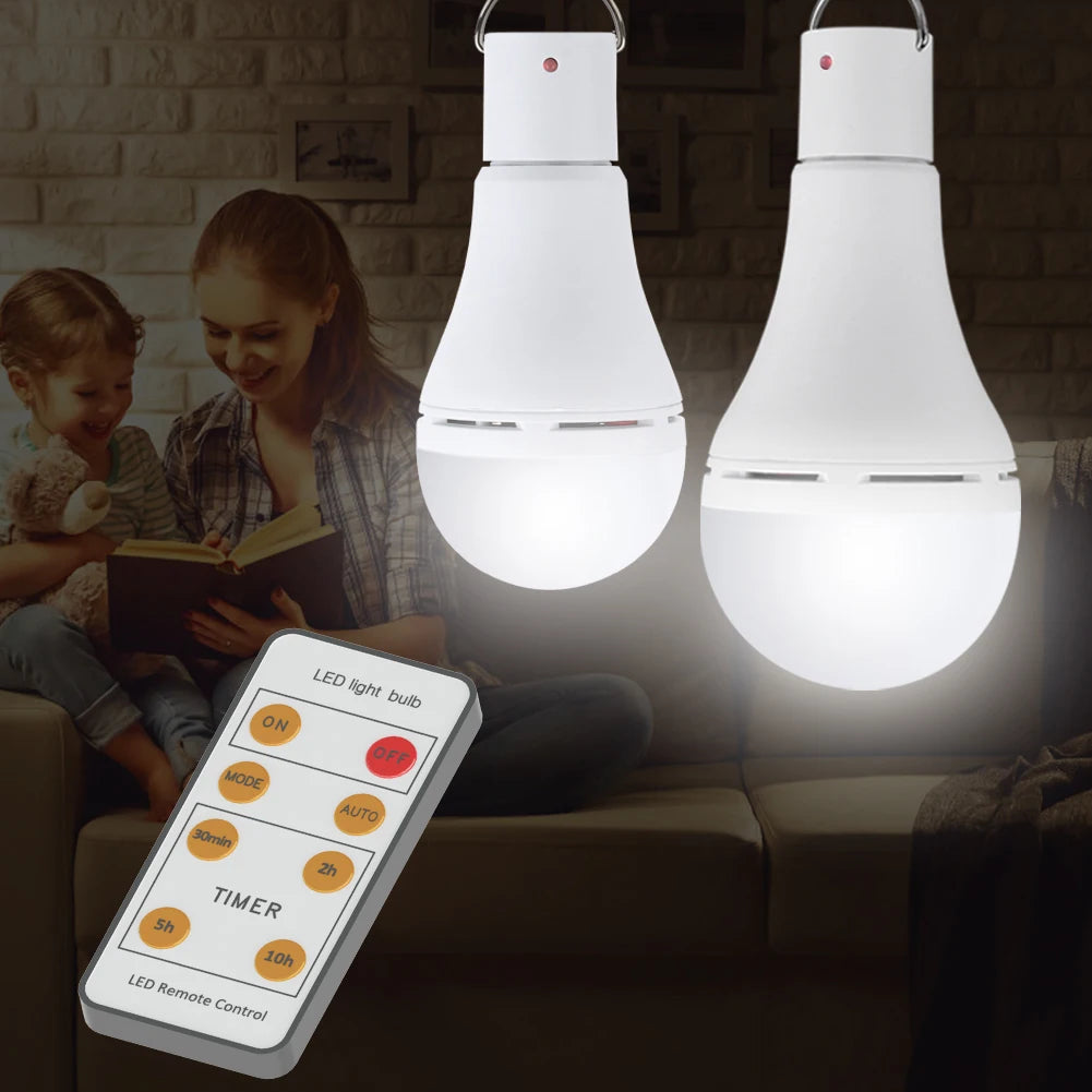 5 Modes 20 COB LED Solar Light Bulb Portable hang lamp USB Rechargeable Energy Bulb Lamp for Outdoor Camping Solar Tent Lamp