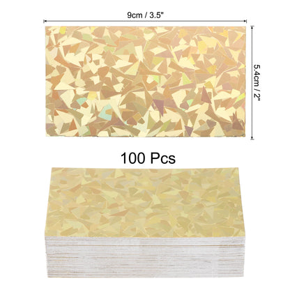 50/100Pcs Business Card Stock Blank Business Cards for Laser Printer Small Message Card Graffiti Scrapbooking DIY Thanks