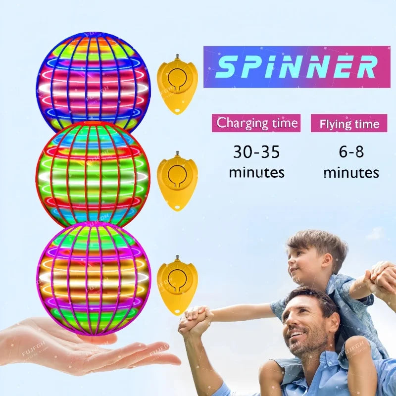 Flying Orb Galaxy Ball Toy 2025, Hover Orb with Magic Boomerang and Floating Function for Kids,Boys,Girls,Outdoor or Indoor Toys