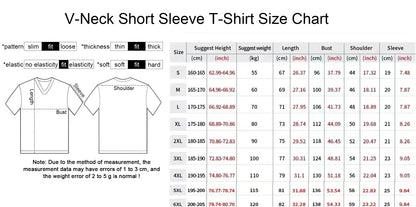 Summer Vintage Anime Devil Slayer Short Sleeve Tops Fashion Unisex Manga Breathable V-Neck T-Shirt Japanese Classic Anime Tee