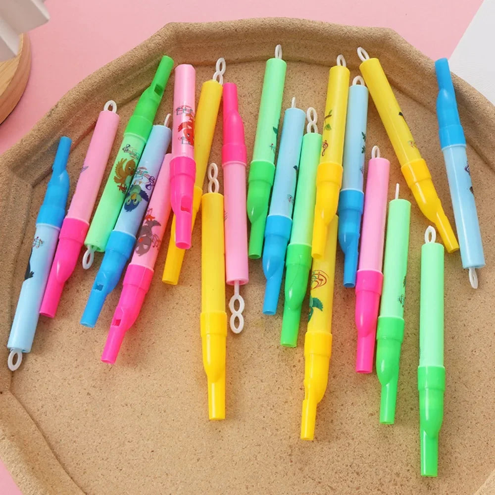 15/24/36 Pcs Cute Hand Drawn Sound Bird Whistle Toy Children's Birthday Party Gift Guest Souvenir Christmas Carnival Gift Prize