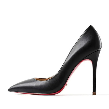 Plus Size 34-44 Sexy Red Shoes Dress Party Wedding High Heels Rubber Bottom Pointed Toe Spring Shallow Women Pumps