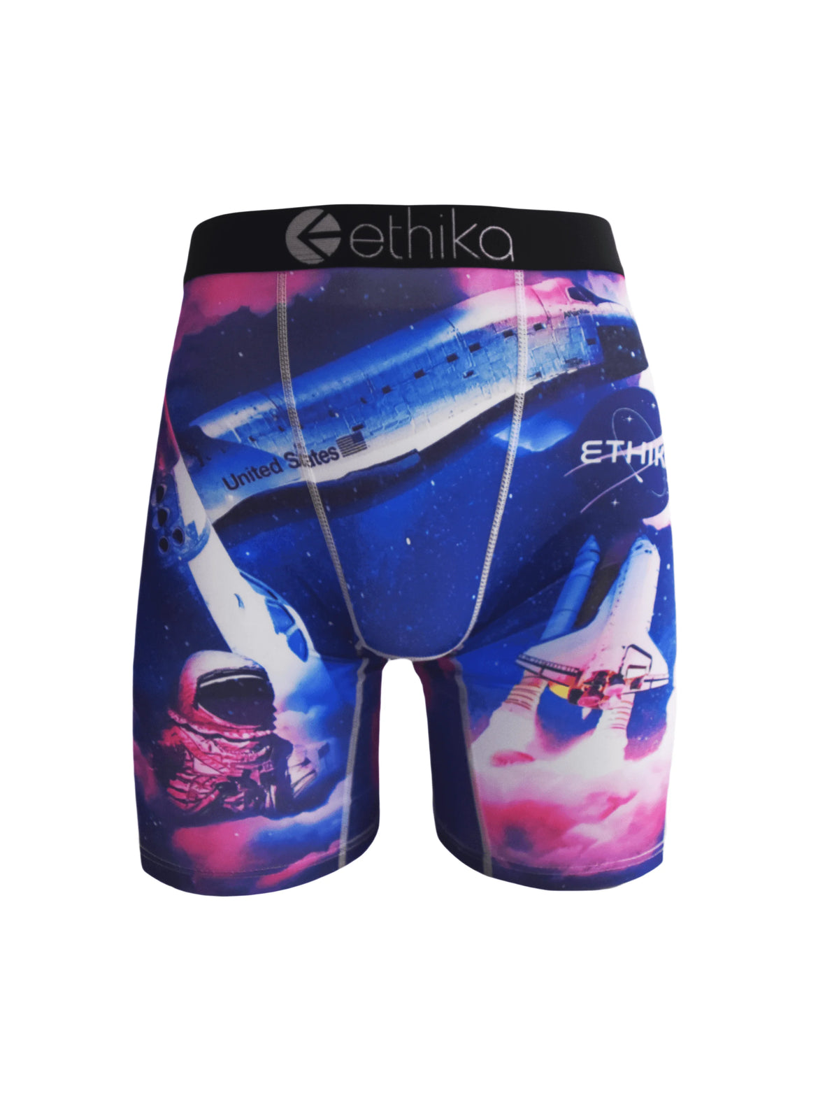 ETHIKA 1Pcs Men Underwear Boxers Breathable Mesh Crotch Man Underpants Plus Size L-3XL Mens Panties Printed Men's Boxers Briefs