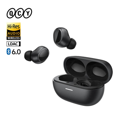 QCY MeloBuds A30 Wireless Earbuds Bluetooth 6.0 LDAC Hi-Res Audio -60dB Hybrid ANC Earphones AI Scene 8 Mics HD Call Headphones
