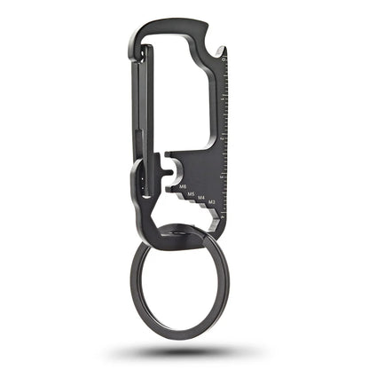 Stainless Steel Personalized Keychains Multifunctional Custom Lettering Keyrings Wrench Tool Bottle Opener Key Chain Ring K421