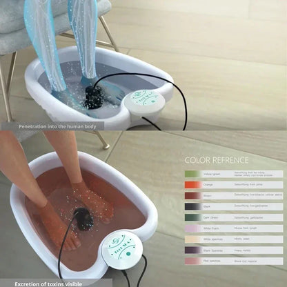 Foot Detox Device Ionic with Basin Feet Spa Machine Foot Massager Bath Ion Cleanse Anti Stress Aqua Footbath Spa Massage Tools