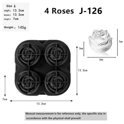3D Skull Diamond Ice Ball Silicone Mold Tray for Whiskey Cocktail Easy Demold Reusable Bar Party Supplies Reusable Bar Party