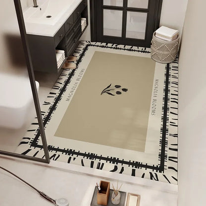 Carpet in the Bathroom Mat Absorbent Non-Slip Floor Mats Home