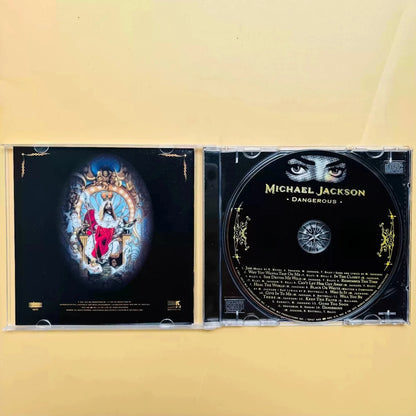 Classic Pop Dance CD, Featuring Tracks Including Black or White , Conveying Stage-Level Music Tension and Humanistic Care