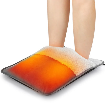 New Electric Foot Heating Pad Winter Foot Warmer Heater Household Foot Warming Mat Washable Non-Slip for Bed Office Home