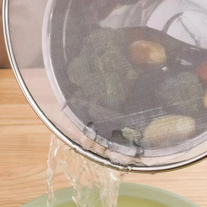 Anti Splatter Guard Stainless Steel Oil Net Splash Cover Pan Kitchen Cooking Gadget Splatter Proof Cover Mesh Pot Lid Frying Pan