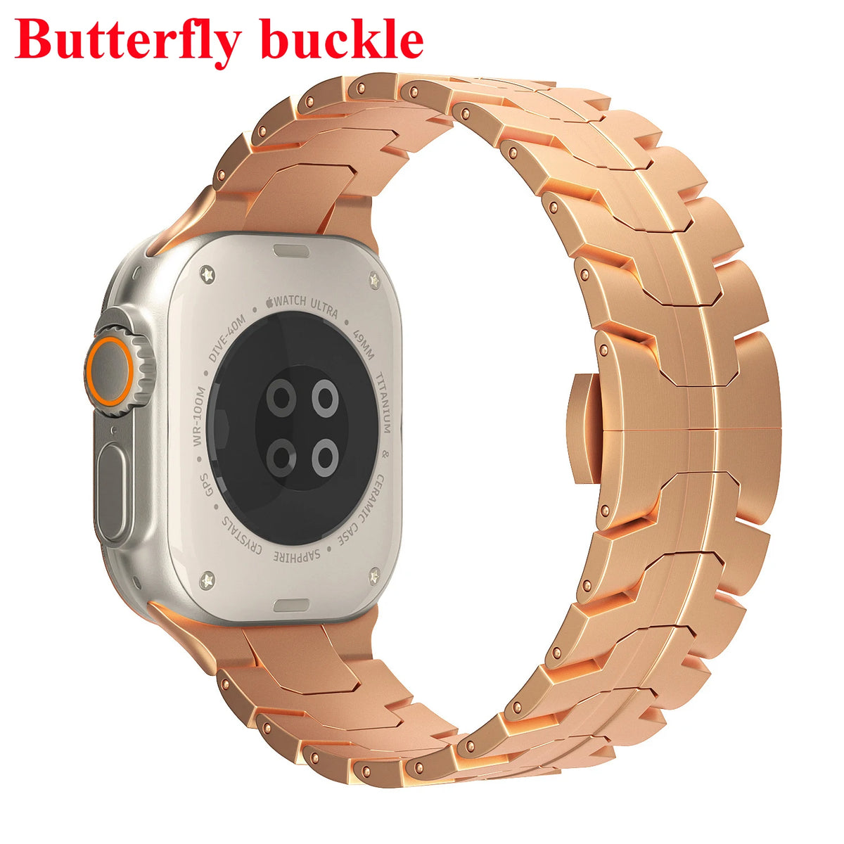 Stainless Steel Strap For Apple Watch Series 12 11 10 9 8 SE 3 46mm 45mm 42mm 44mm Metal Bracelet Band iWatch Ultra 4/3/2/1 49mm