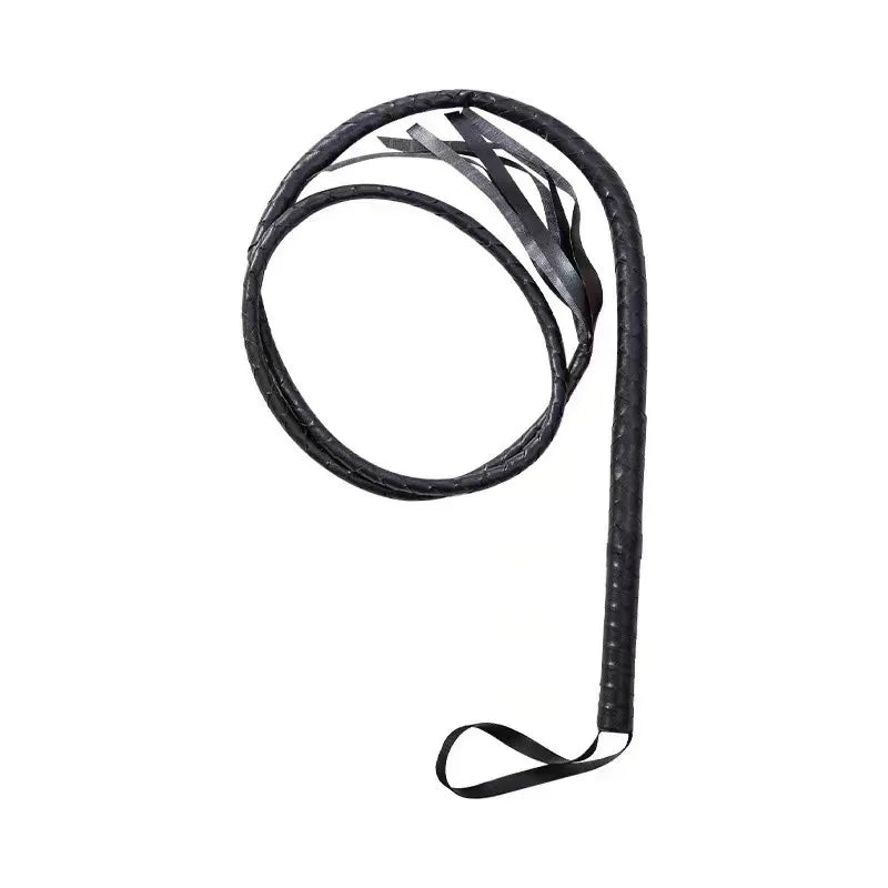 1.8m Synthetic Leather Whip, Western Cowboy Prop Whip for Circus Training Cosplay Role Play Costume Accessories