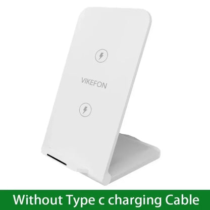 Wireless Charger Station Earphone Phone Fast Charging Charger Holder For iPhone 16 15 14 13 Pro Max Samsung S24 S23 Xiaomi