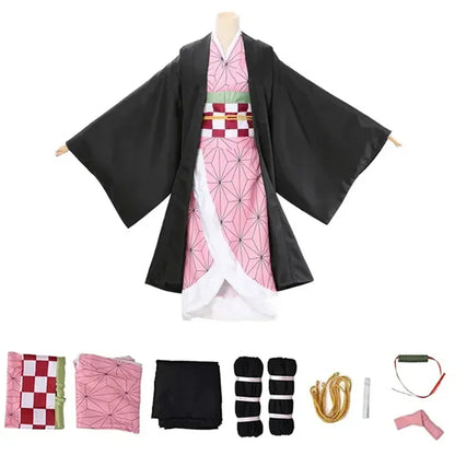 2026 New role-playing kimono, adult and child costumes, Japanese anime, cartoon, Halloween costumes, Christmas gifts
