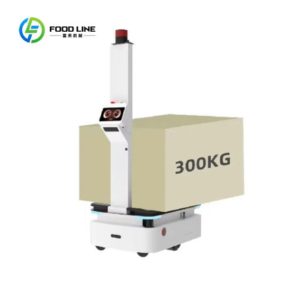 Customized 300kg Material Handling Manufacturing Plant Transporting Factory Delivery Robot With SLAM 2.0 Navigation Technology