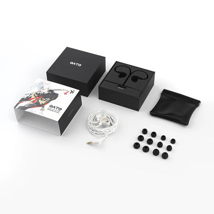 TRUTHEAR GATE Earphone Dynamic In-Ear Headphone with 0.78 2 Pin Cable Gaming Earbuds