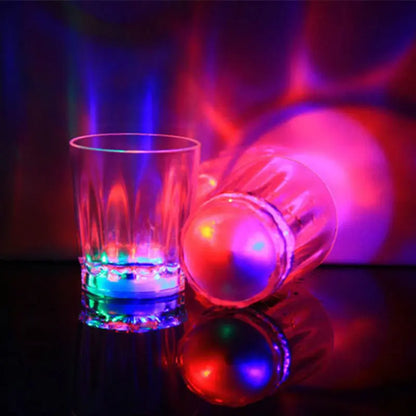 6/12/24Pcs LED Glowing Glasses Cup Light Up Shot Cup LED Flash Drinking Glasses Light Up Shot Glasses For Party Glow In The Dark