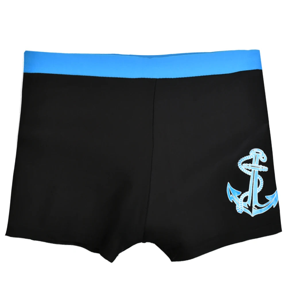 Boys Swim Trunks Kids Casual Beach Shorts Pants Dolphin Coconut Tree Print Vacation Swimwear Summer Child Bathing Suit 23-55kg