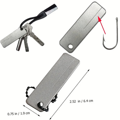 Knife Sharpener Diamond Pocket Tools Mini Keychain Outdoor Camping Sharpener Outdoor Camping Tool Emery Nail File Grinding Tool